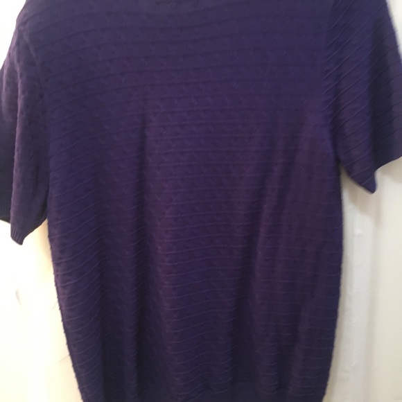 Alfred Dunner Women’s Small Short Sleeve Purple Top - Picture 6 of 6